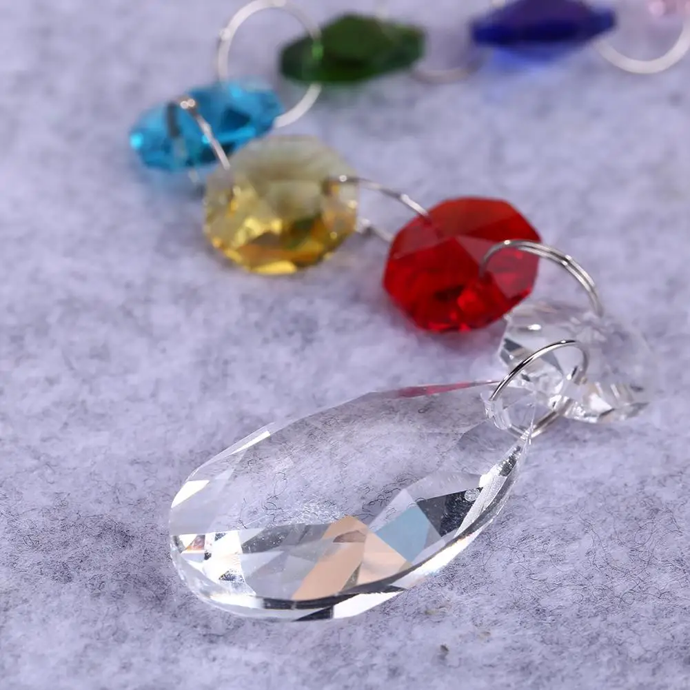 DIY Хрустальная люстра для ловли солнца с кристаллами шар призма кулон Радужный