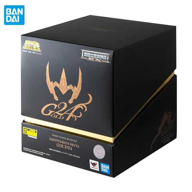 

18Cm Saint Seiya Saint Cloth Myth Ex Sagittarius Seiya Gold24 24K Armor Original Bandai Anime Action Figure Model Toys for Kids