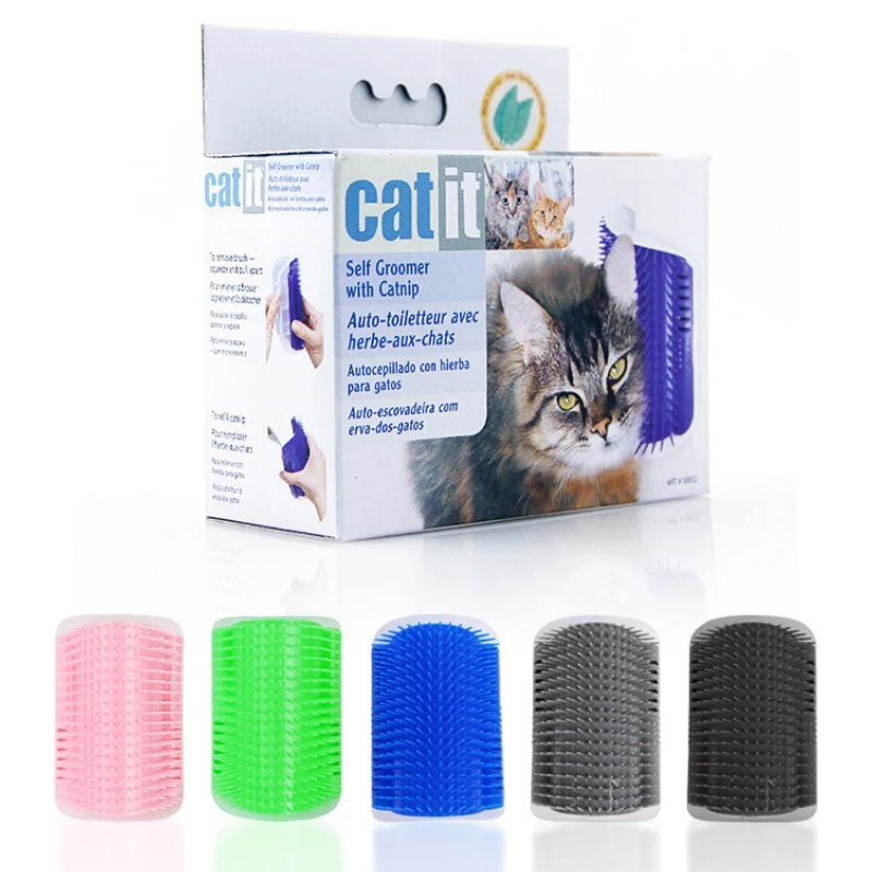 Домашний кошачий настенный угловой Массажер для волос кошачья Когтеточка