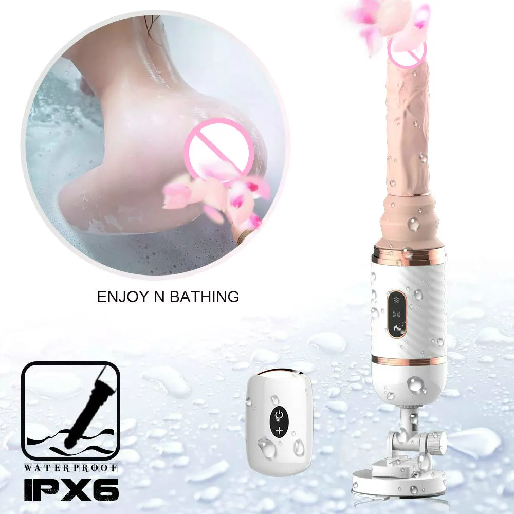 Автоматический телескопический фаллоимитатор вибраторы для женщин мастурбация