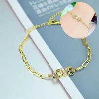 rainbow love bracelets for women gold crystal virgin mary bracelets for charms cz zirconia multicolor jewelry