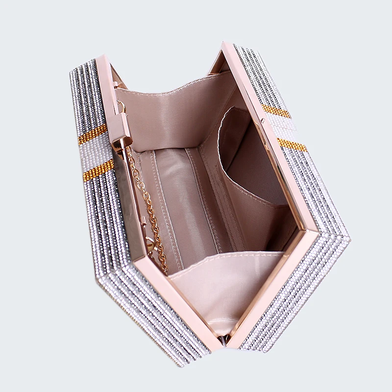 

Women Money Clutch Box Hand Bag Party Rhinestone Purse 10000 Dollars Stack of Cash Evening Handbags Shoulder Bag with Chain