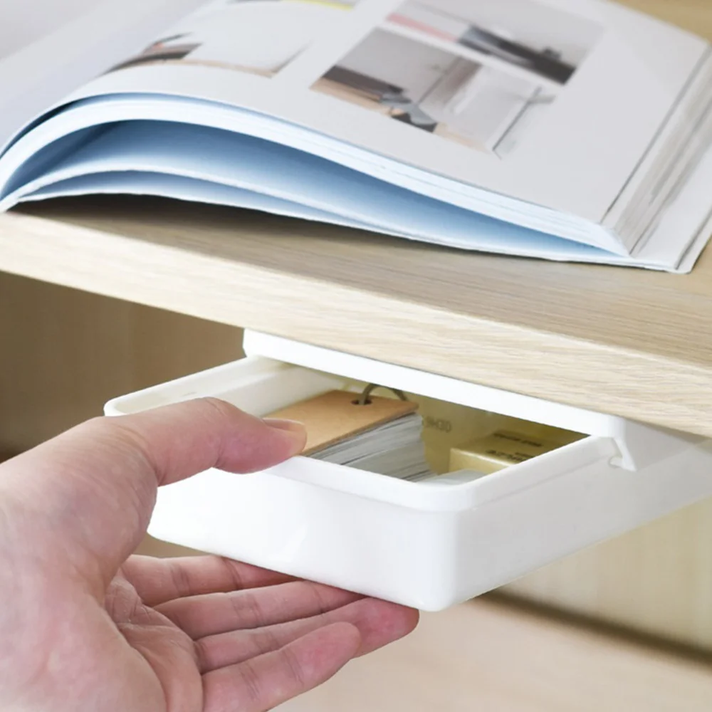 1 шт. скрытый стол нижний ящик для хранения офисный органайзер разное