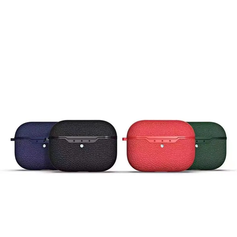 Чехол для Airpods Pro наушников Funda 3 2019 Беспроводная текстурированная Противоударная