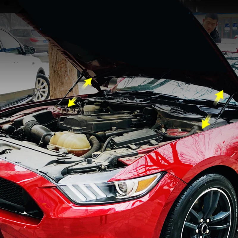 Для Ford Mustang 2015 2016 2017 2018 2019 крышка капота гидравлический стержень стойки