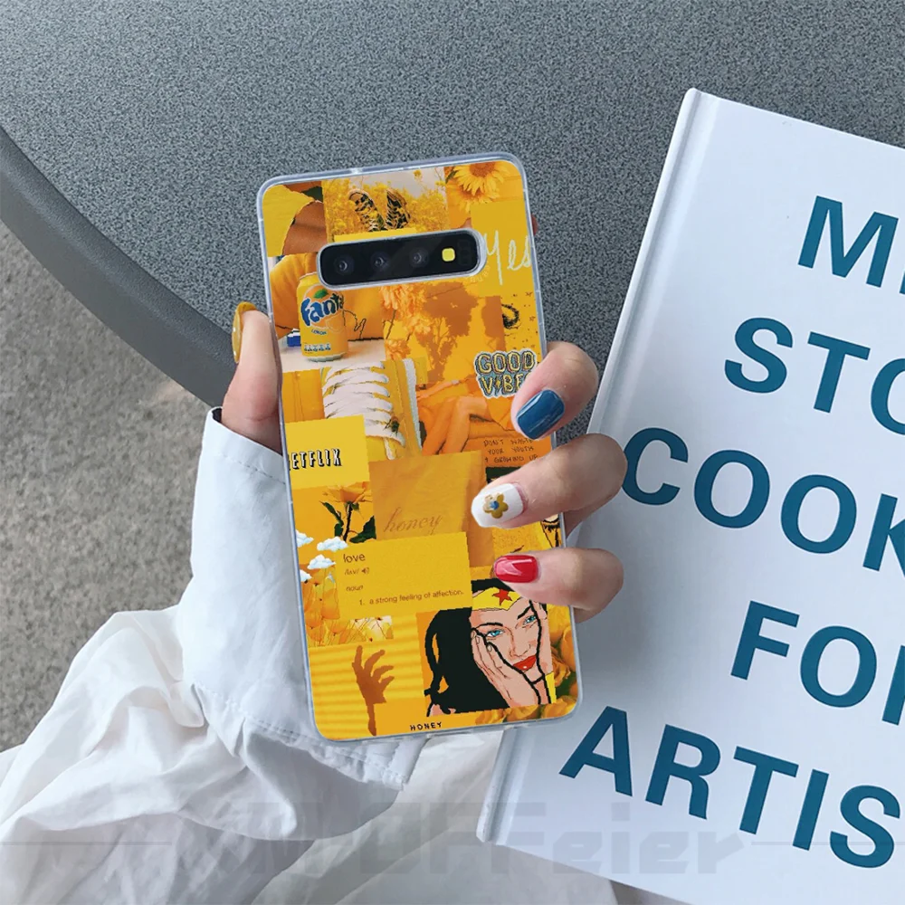 BaweiTE Забавный и стильный ТПУ мягкий резиновый чехол для телефона Samsung S10 Plus S9 S8 S8plus