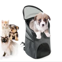 portable travel backpack outdoor pet dog carrier bag pet dog front bag mesh backpack pet cat front bag 2020 new