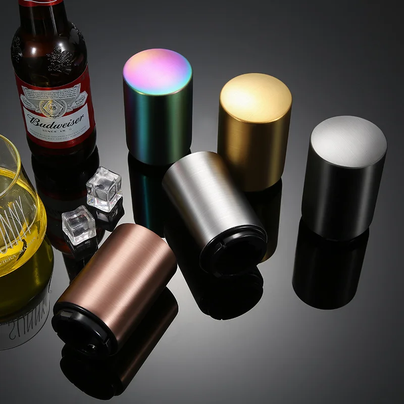 Полуавтоматический открывалка для пива из нержавеющей стали магнит пивных