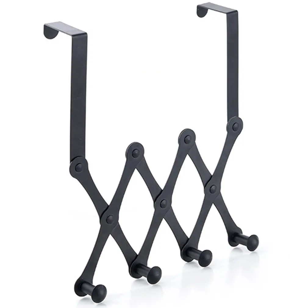 

2021 Creative Rvs Deur Achter De Haak Rack Jas Hoed Opslag Organiseren Sleutelhouder Muur Deur Hangers Hoed Organizer Hot sale