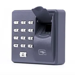 mini fingerprint access control 125khz rfid card keypad for home office zk x6 door access system 500 users free global shipping