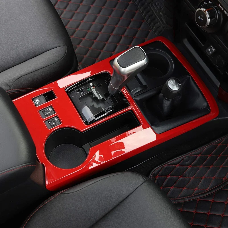 

for Toyota 4Runner 2010-2019 Car Center Console Gear Shift Box Panel Decorative Cover Trim Frame Accessories