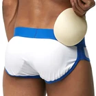 Для мужчин мягкий бедра в нижнее белье с эффектом пуш ап чашки усиление выпуклости Мужское нижнее белье, гей Для мужчин нижнее бельё для девочек