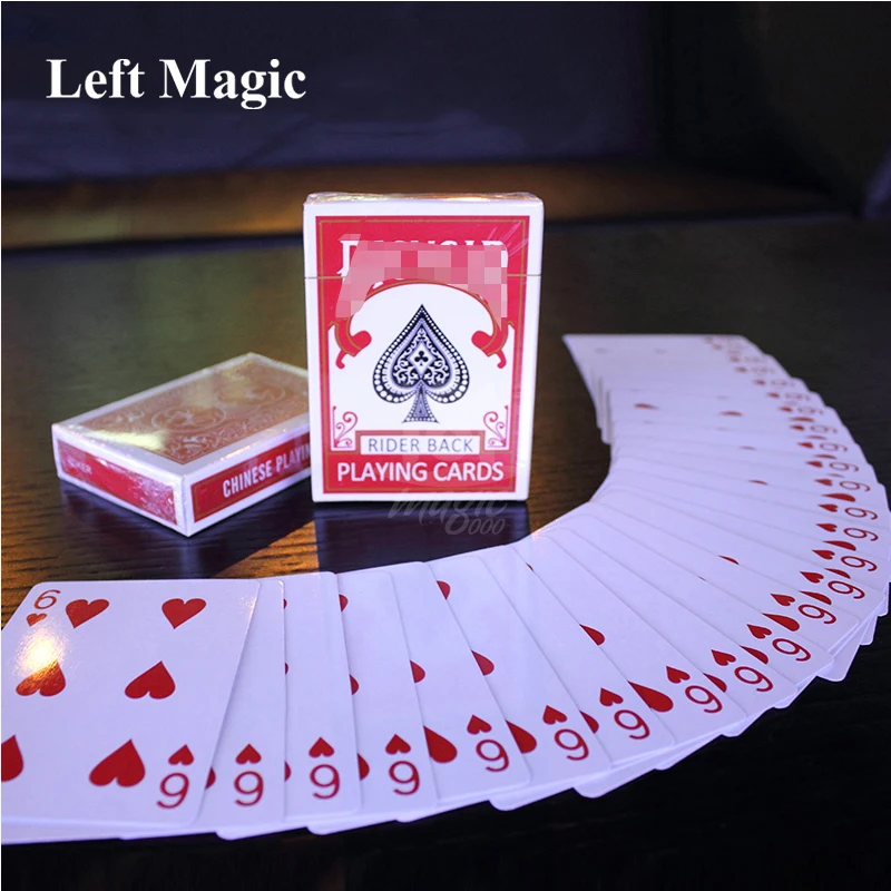 Волшебные карты Svengali Deck Atom игральные магические трюки уличные Детские пазлы |