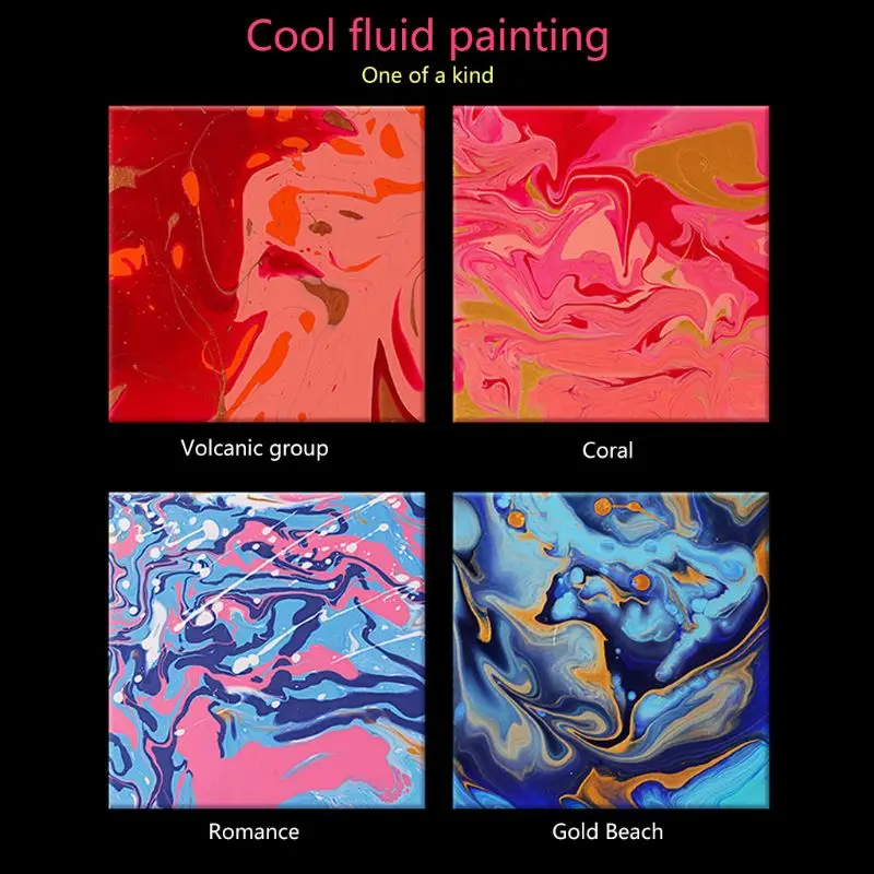 

W3JD 60ML Pigment Acrylic Paint Pouring Medium Silicone Oil for artist DIY Art Supplies