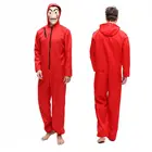 Костюм Сальвадора Дали, костюм из фильма бумажный дом, лицевая маска для косплея и Хэллоуина, костюм, комбинезон дали, маска для лица для взрослых и детей