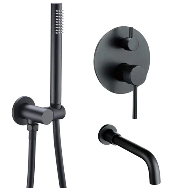 

Смеситель для ванны Bagnolux современный матовый сталь