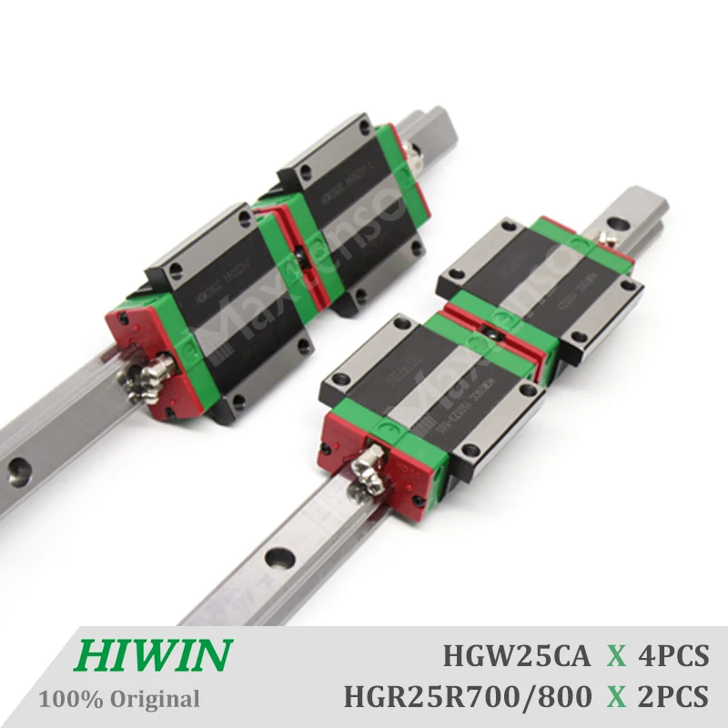 HGW25CA 700 800 мм линейные направляющие фланцевые блоки каретки HGR25 линейная