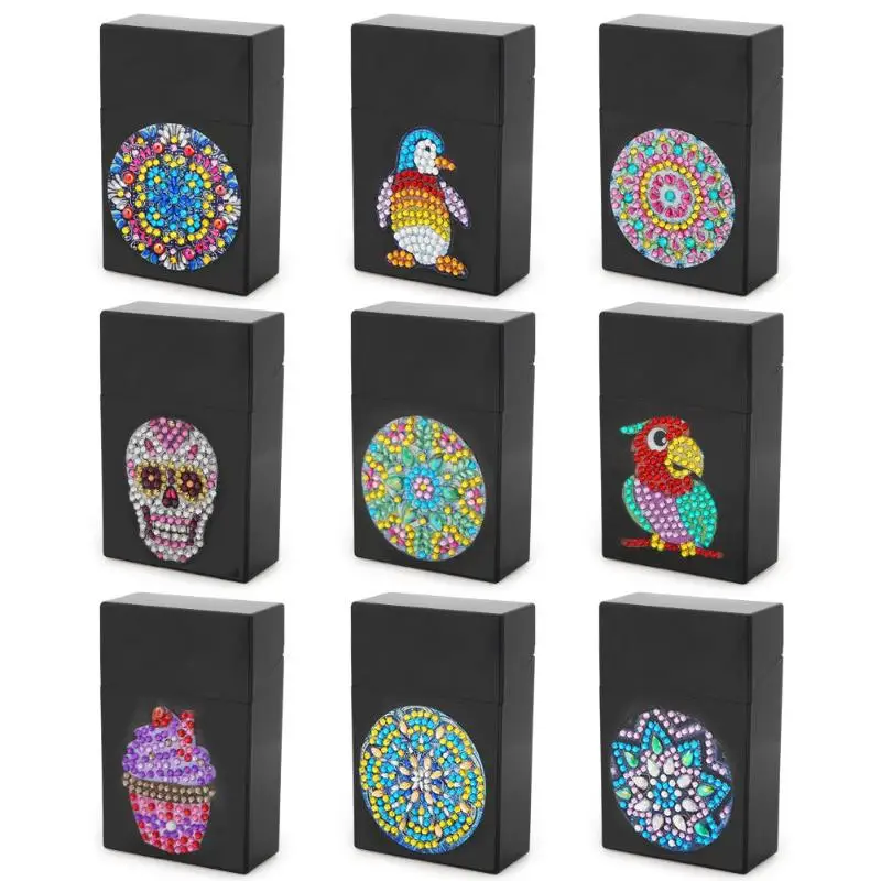 DIY Алмазная картина коробка для хранения часть дрель пластик черный