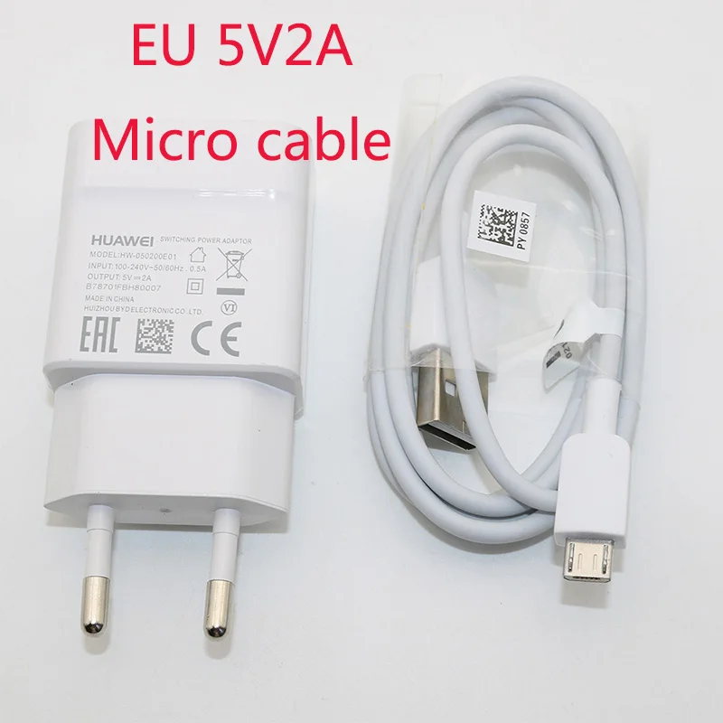Зарядное устройство Huawei для Nova 3 3i 4 Honor 9 8X P7 P8 P9 P10 P20 Lite Mate 7 8 В 2 А QC 2.0 USB Type C быстрая