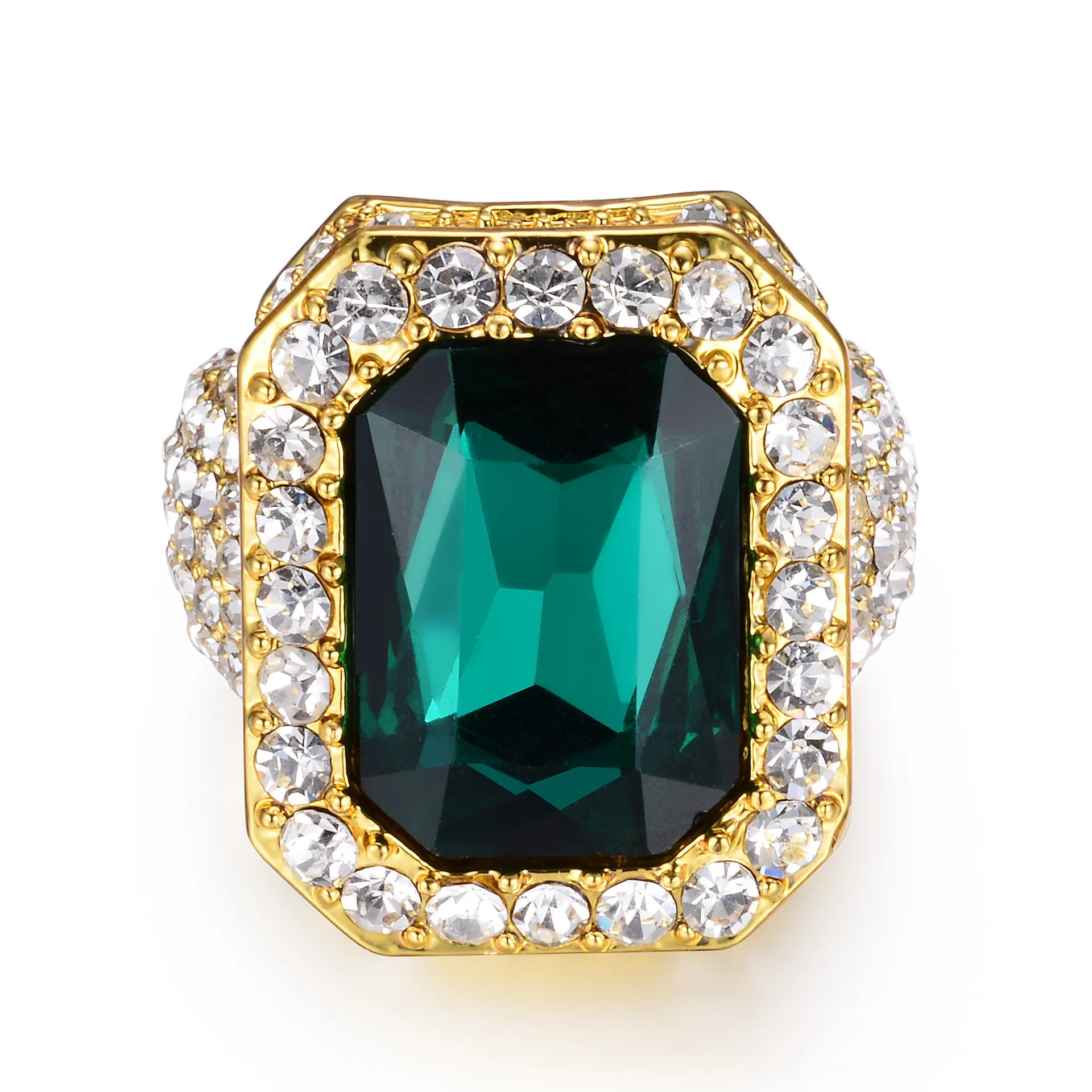 Роскошное мужское кольцо из циркония модное обручальное с красным/синим/черным