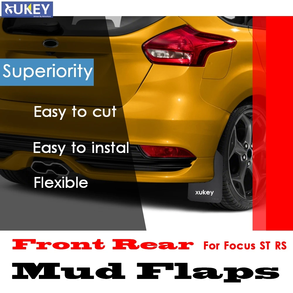 Брызговики крыло брызговиков вспышки для Ford Focus ST RS SE Sport Turbo X ZETEC S Mk III MK2 MK3 MK4 2 3 4