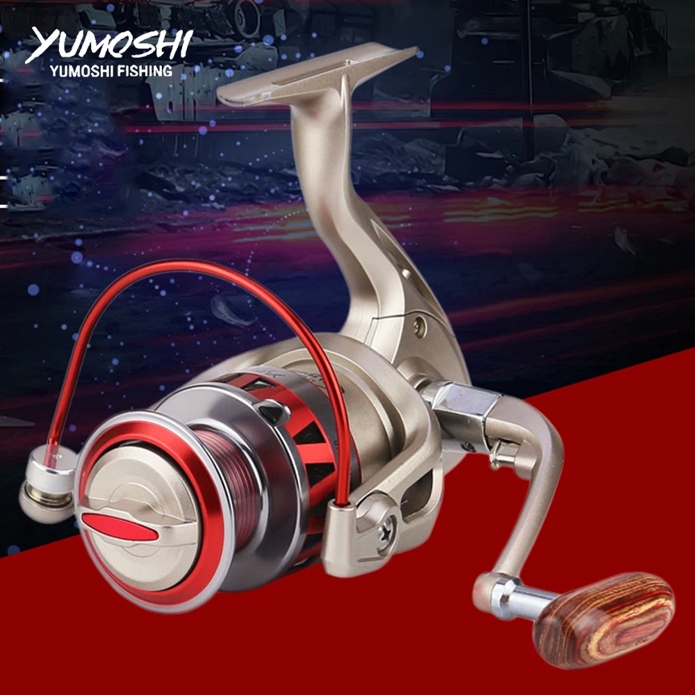 

Yumoshi reel Molinete Carp Fishing Reel Spinning Fishing reels metal spool reel 1000-7000 Feeder Carretilha de pesca DF