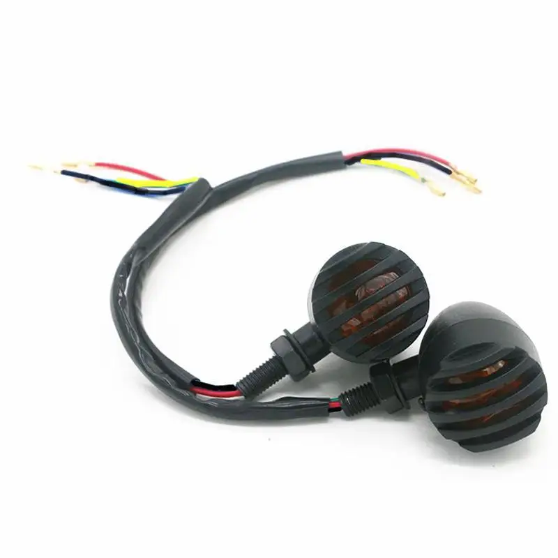 2 шт. винтажный мотоциклетный задний светильник светодиодный круглый стоп-сигнал