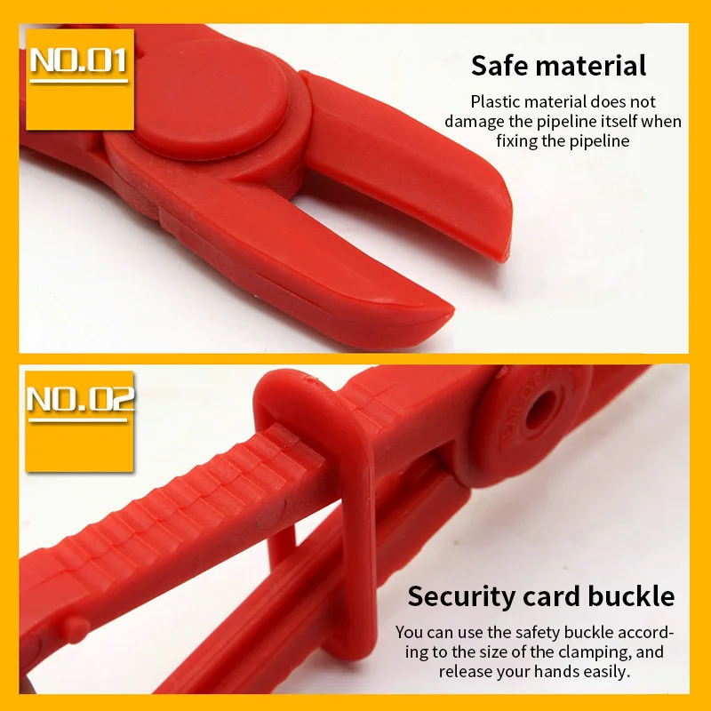 3Pcs/Set Brake Fuel Water Line Clamp Pliers Hands Free Tool Car Repair Tools Anti-Slipping Handle Plastic Hose Set |