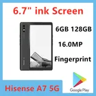 Оригинальный телефон Hisense A7 5G Spreadtrum T7510 на базе Android 10,0, экран 6,7 дюйма с чернилами, 16 Мп, сканер отпечатка пальца, 6 ГБ, 128 ГБ, функция чтения