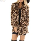 KANCOOLD пальто женские леопардовые зимние сапоги с искусственным мехом карман Нечеткие теплая зимняя одежда оверсайз длинное модное пальто и куртки женские 2019Oct10