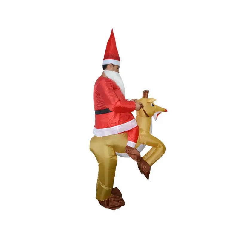 Надувные Рождественский костюм &quotСанта&quot для верховой езды с изображением
