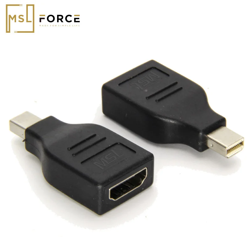 Адаптер MSLFORCE mini DP-HDMI Displayport штырь-гнездо для apple MacBook Air iMac Pro Surface 3/4/5 | Электроника