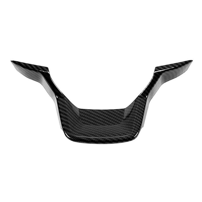 

Carbon Car ABS Steering Wheel Decoration Cover Trim for Ford Explorer 2020-2021