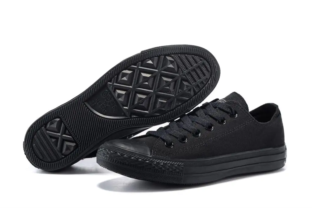 

CONVERSETR-Zapatillas de lona all star para hombre y mujer, zapatos de Skateboarding clsicos bajos de color negro