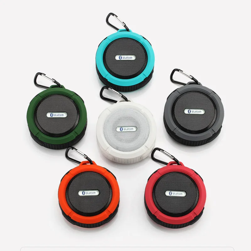 Портативный водонепроницаемый беспроводной Bluetooth динамик мини круглый