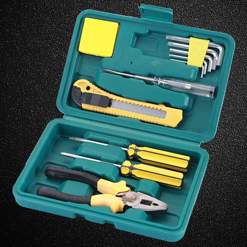 

General 12 Pieces Combination Hardware Tools Car Insurance Hardware Toolbox Repair Kit