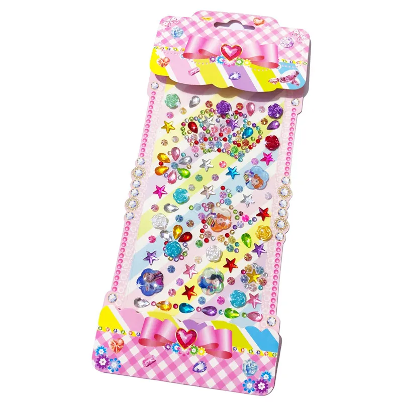 Наклейки с короной со стразами и цветами для женщин украшение мобильного