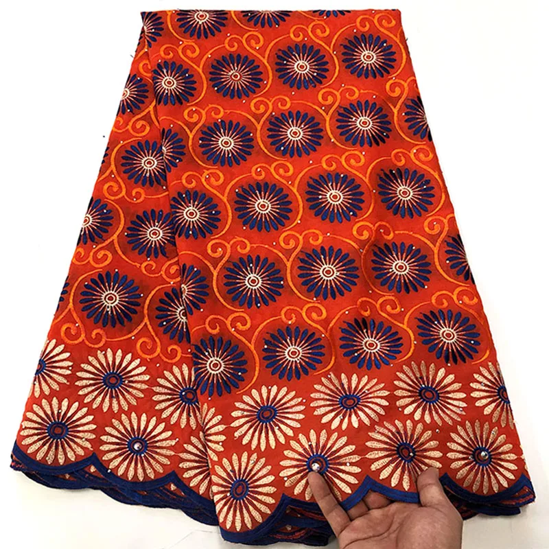 African Dry Lace Fabrics High Quality For Men Cotton Fabric Swiss Voile With Stones In Switzerland | Дом и сад