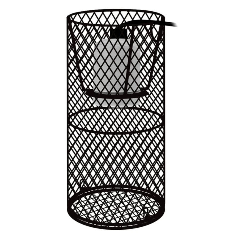 

Reptile Heater Guard Heating Lamp Lampshade Anti-Scald Lamp Mesh Cover Ceramic Light Bulb Enclosure Cage Protector