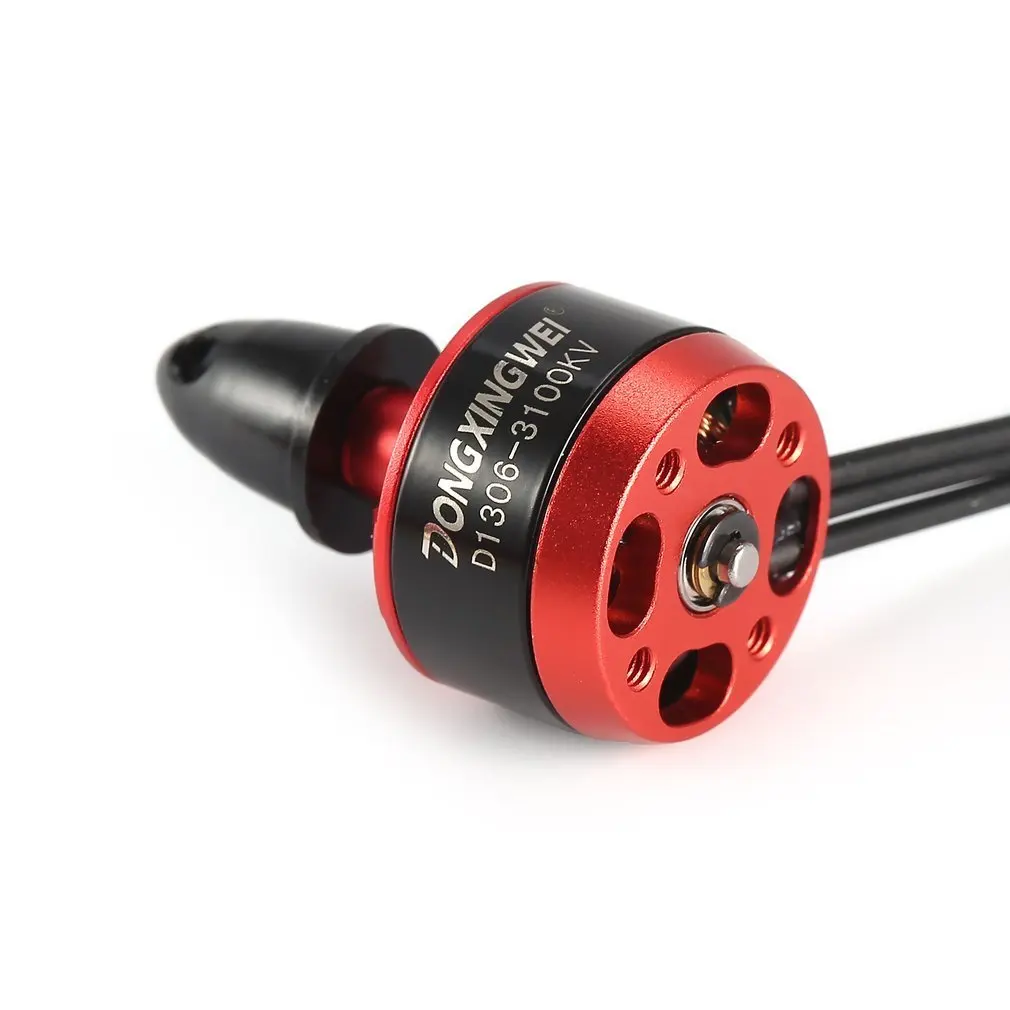 4 шт. электрический бесщеточный двигатель CW CCW D1306B 3100KV 2 3S для радиоуправляемого