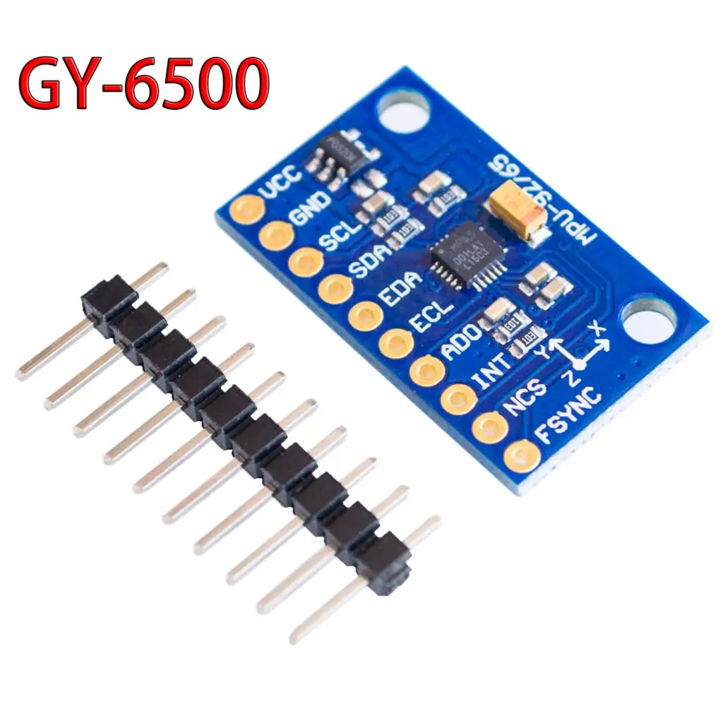 GY-6500 6 осевой акселерометр Гироскопический сенсорный модуль SPI интерфейс MPU6500 -