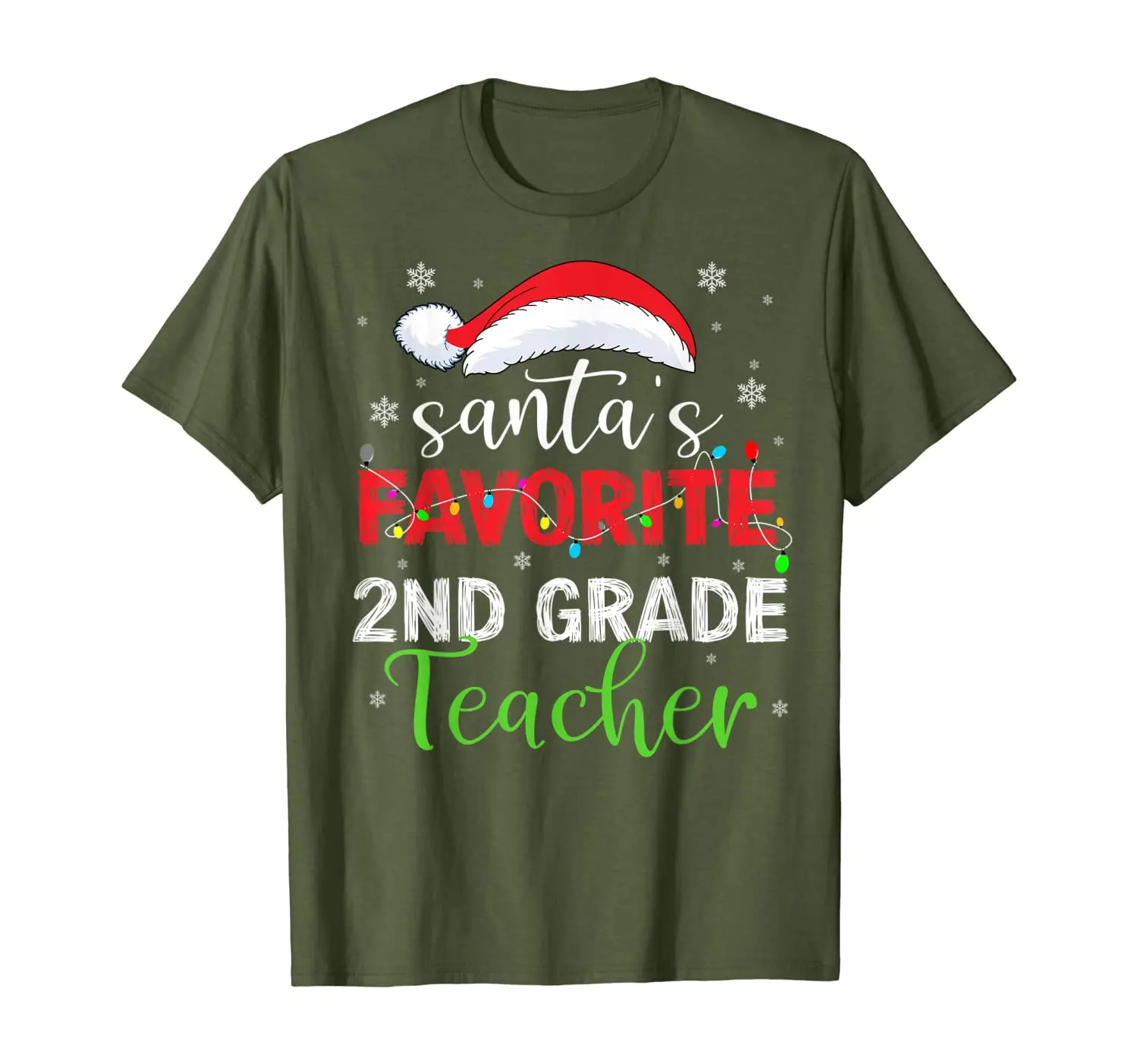 

Santa's любимый 2nd Класс футболка для учителя