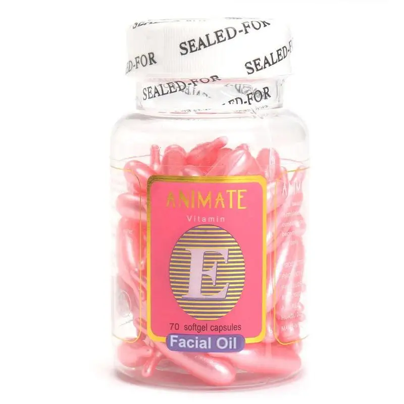 Отбеливающие капсулы с витамином Е 70 шт. в бутылке увлажняющие для