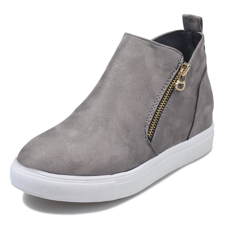 Женские ботильоны с вулканизированной подошвой повседневные кроссовки высокие