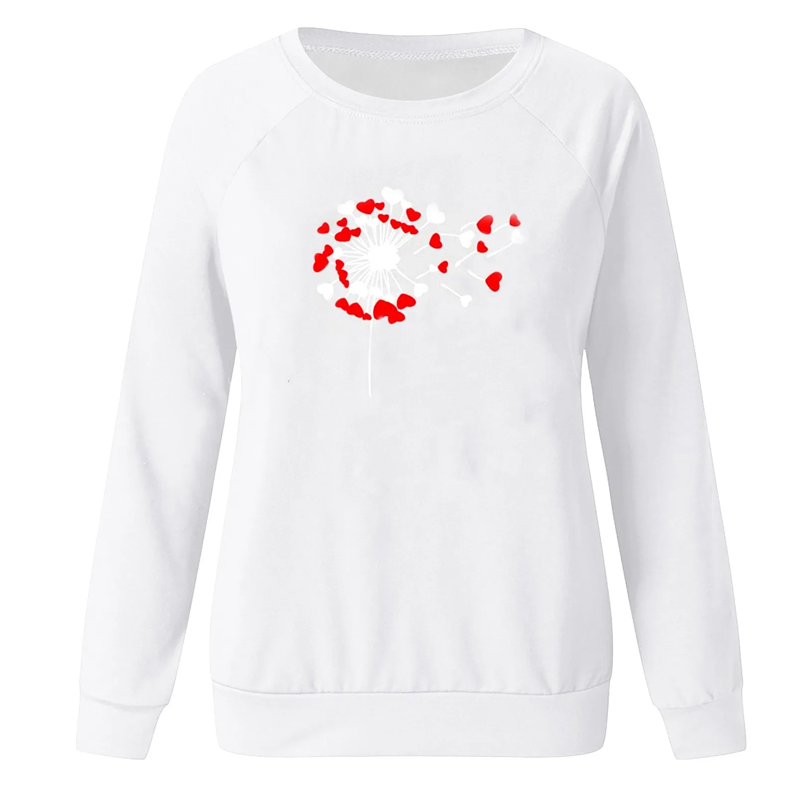 59# Oversized O-neck Harajuku Sweatshirts Flower Printing Long Sleeve Women Pullovers Streetwear Tracksuit Blouse Женское Платье
