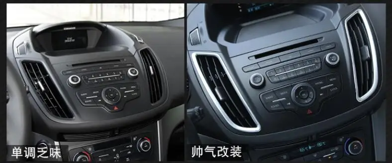Вентиляционное отверстие с покрытием из АБС-пластика для Ford Kuga 2013 14 15 16 17 2018 |