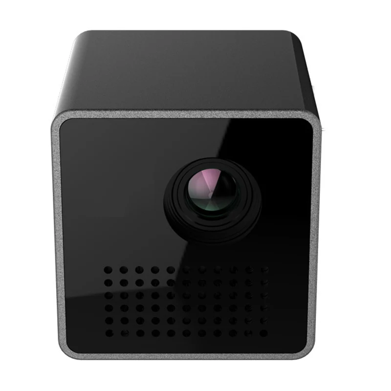 P1S мини куб проектор DLP HD 1080P домашний кинотеатр проекторы беспроводной