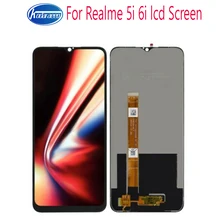 6.5inch For Realme 5i 6i LCD Display With Frame Touch Screen Digitizer Assembly RMX2030 RMX2032 RMX2040