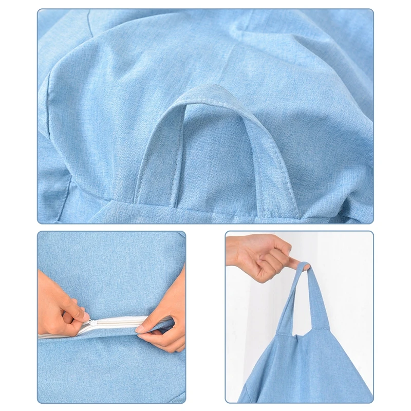 

Kids Seat Bean Bag Lazy Sofa for Baby with Filling Toddler Nest Sofa Bed Removable Tatami Living Room Beanbags Room Decoration