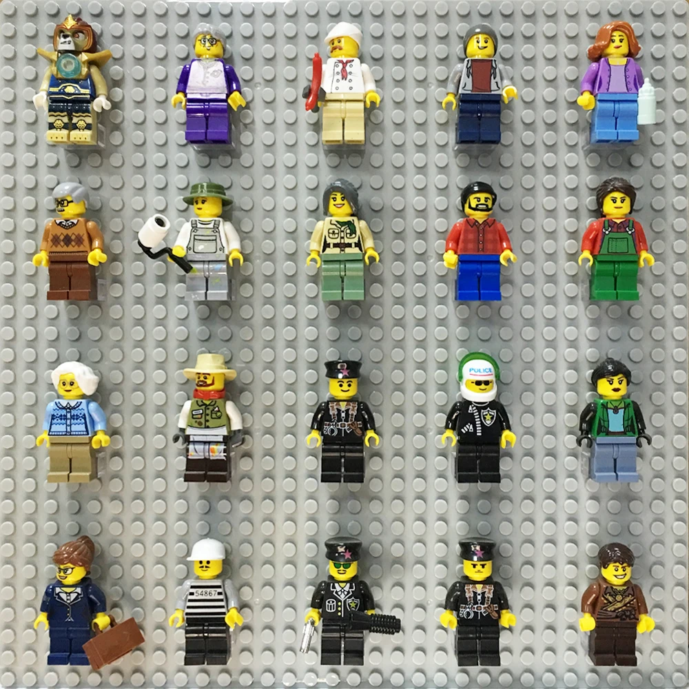 Fit 50*50 опорная пластина мини-фигурки Дисплей Стенд Minifig стены DIY MOC База аксессуары пластины набор строительные блоки игрушки подарки для детей